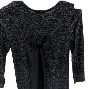 Stylish  It's our time sparkly fashionable bow top